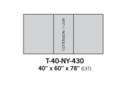 Tables de cuisine T-40-NY-430