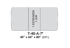 Dining tables T-40-A