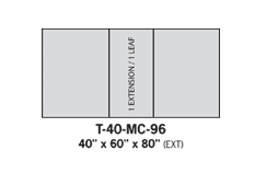 Dining tables T-40-MC