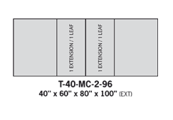 Dining tables T-40-MC2